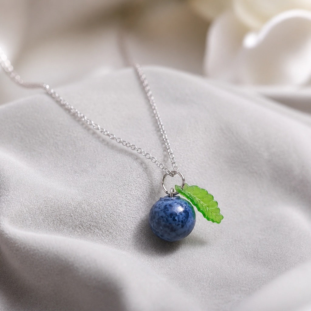 Blueberry Pie Necklace