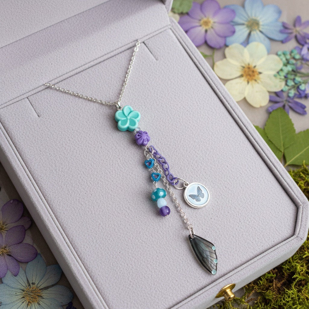Fairycore Butterfly Necklace