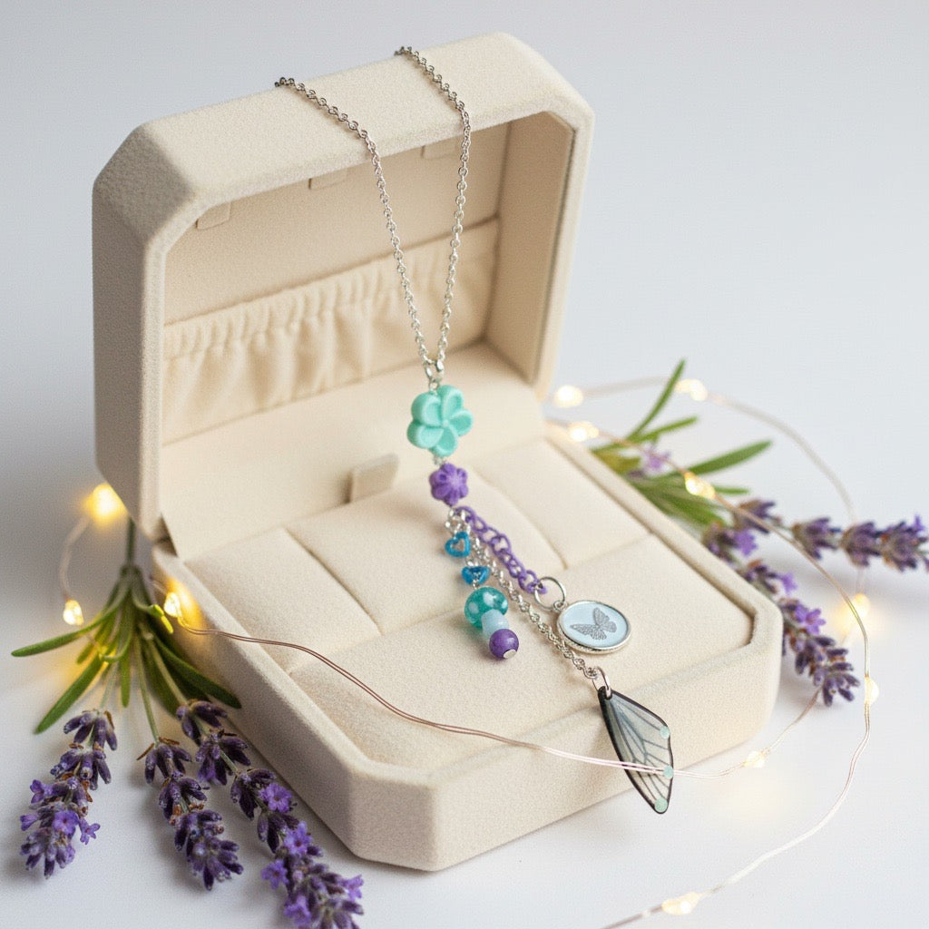 Fairycore Butterfly Necklace