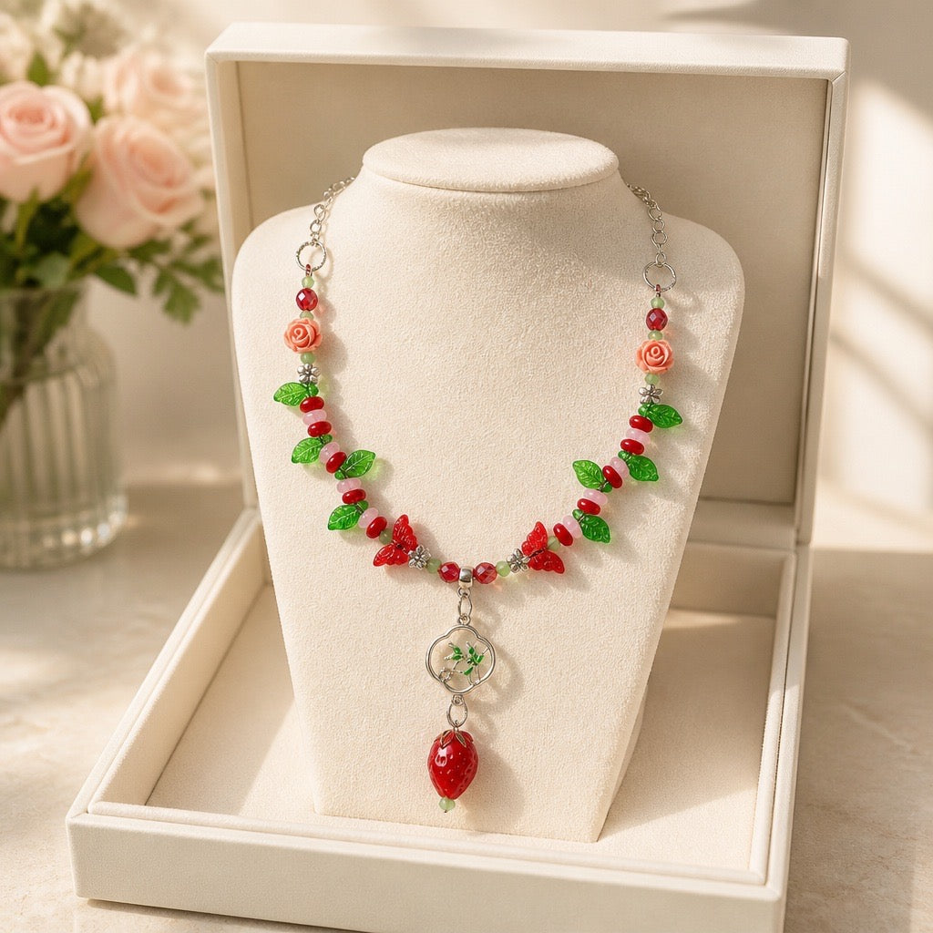 Strawberry Vine Necklace