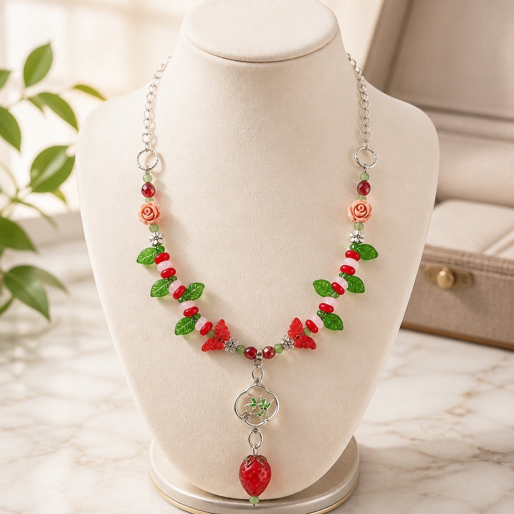 Strawberry Vine Necklace