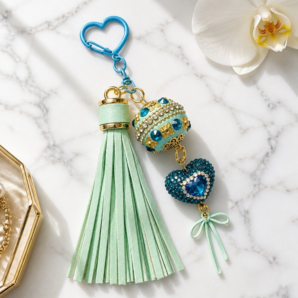 Purse Charm - Seafoam Green