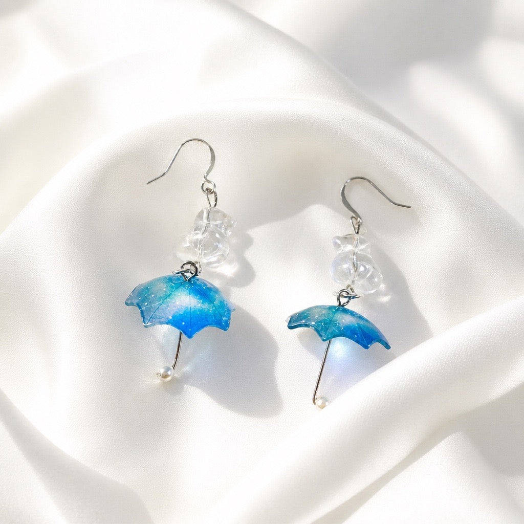 Rainy Day Umbrella Earrings
