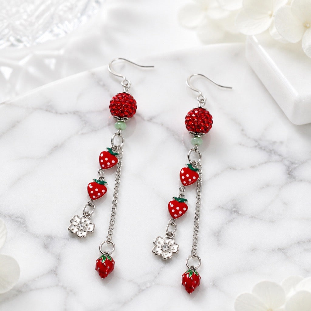 Cute Strawberry Earrings