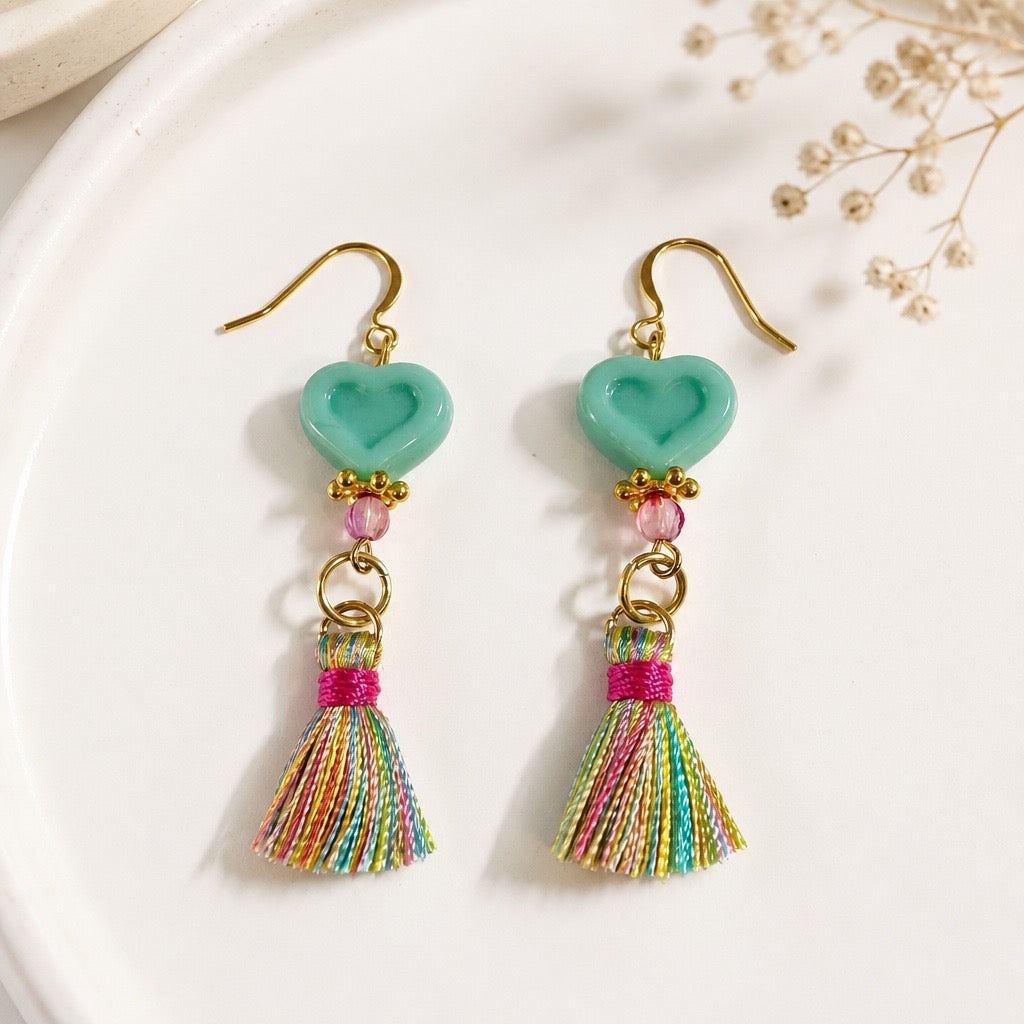 Colorful Tassel Earrings